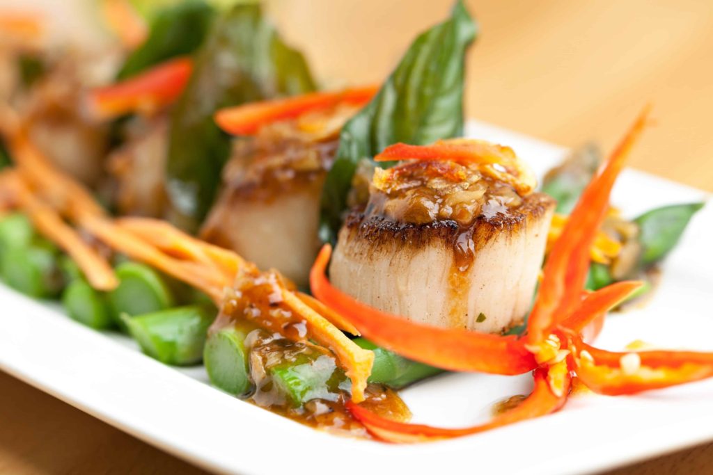 AsianStyle Sea Scallops Calorie Control Council