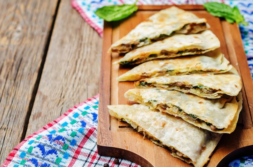 Huitlacoche (Mexican Mushrooms) Quesadilla Calorie Control Council