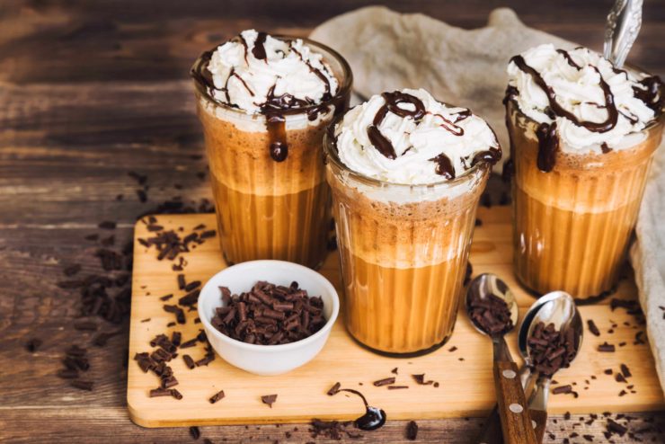 malted mocha frappe